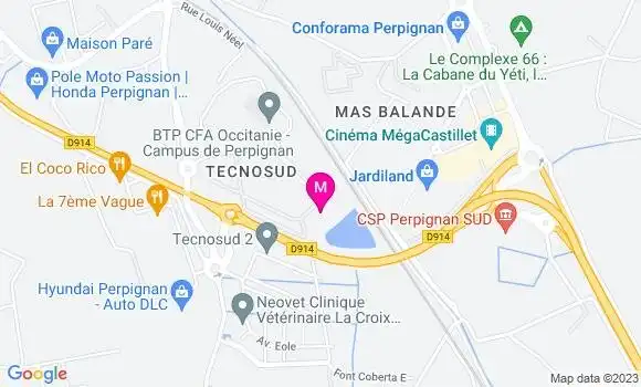 Localisation Restaurant  La Cuisine