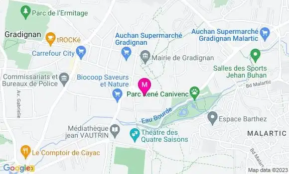 Localisation La Brasserie du Parc