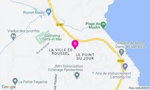 Localisation Restaurant  Via Costa
