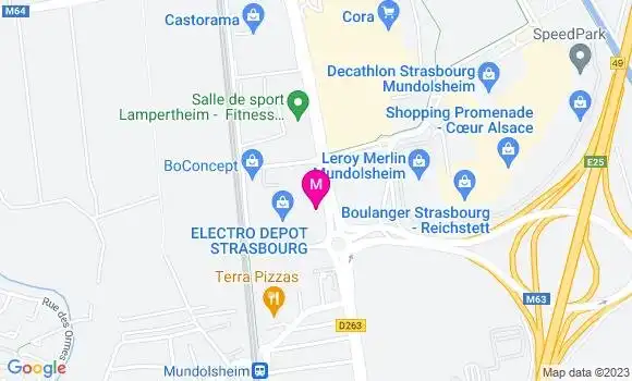 Localisation Restaurant  3 Brasseurs