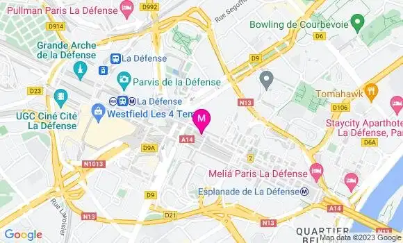 Localisation Restaurant  Le Hub 3 Brasseurs