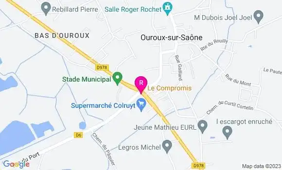Localisation Restaurant  Le Compromis