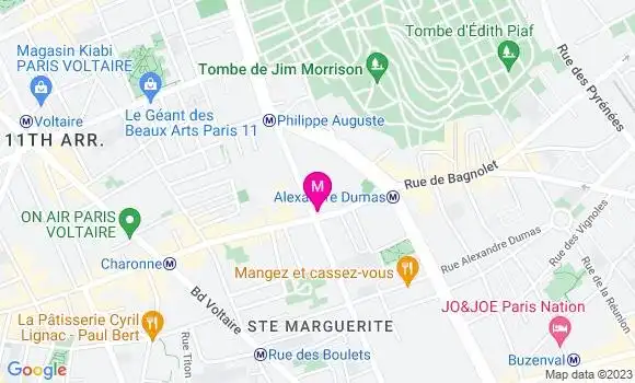 Localisation Restaurant  Café Colette