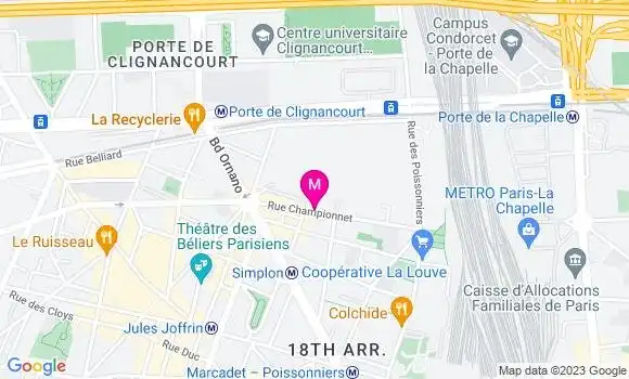 Localisation Restaurant Africain Le Laakam