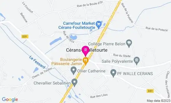 Localisation Restaurant  L