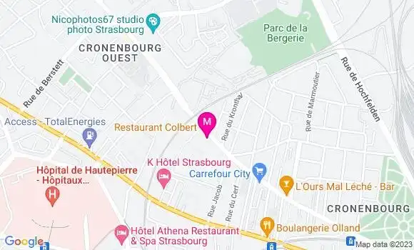 Localisation Restaurant  Le Colbert