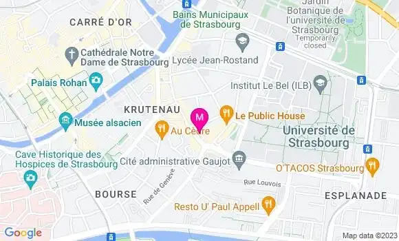 Localisation Brasserie Au Télégraphe