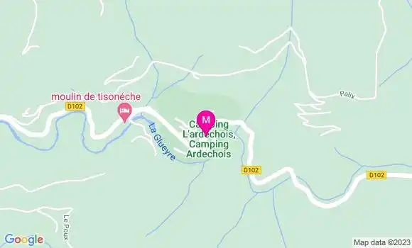 Localisation Restaurant  Camping l