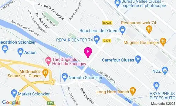 Localisation Restaurant  Chez Georges