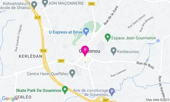 Localisation Restaurant  La Maison des Mets