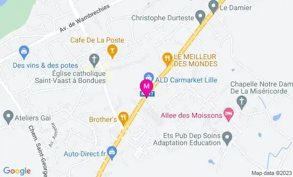 Localisation Restaurant  Pizza Dio