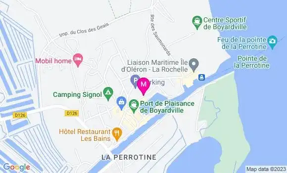 Localisation Bistrot Le Bistro de la Mer