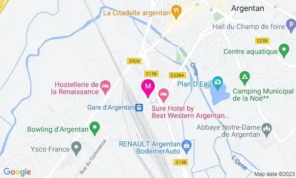 Localisation Restaurant Bar Le Bar du Rail