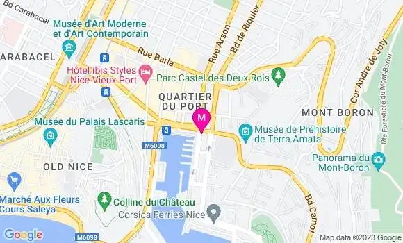 Localisation Restaurant  La Vigna