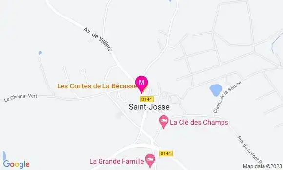 Localisation Restaurant  Les Contes de la Bécasse