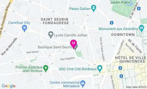Localisation Restaurant Bar Le P