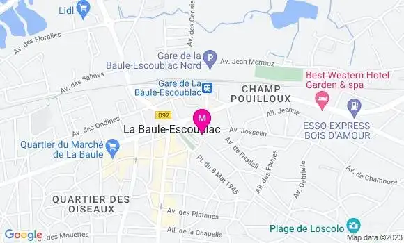 Localisation Restaurant  Le Café de la Poste