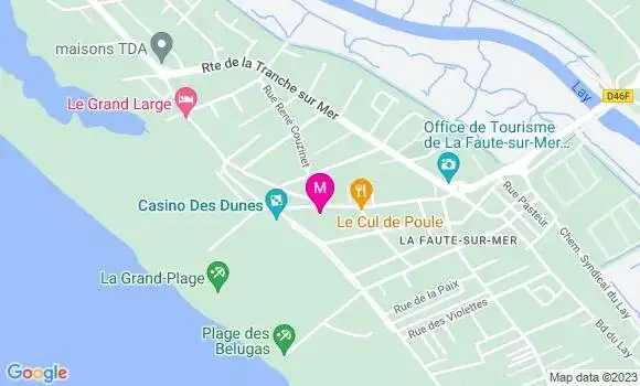 Localisation Pizzeria Le Welcome