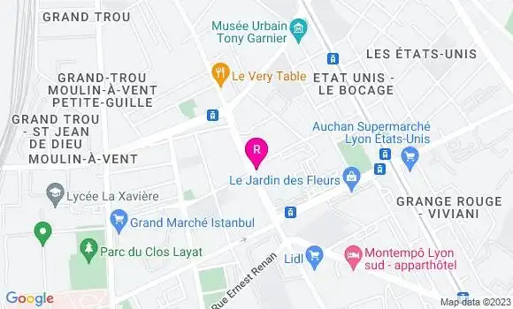Localisation Restaurant  Bon Appétit