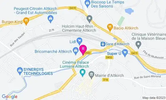 Localisation Restaurant  Phi Long