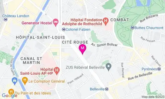 Localisation Restaurant  Le 9b