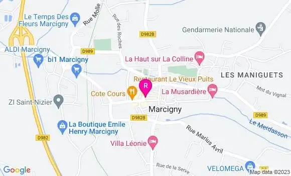 Localisation Restaurant  Le Vieux Puits