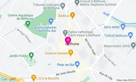 Localisation Restaurant  La Halle