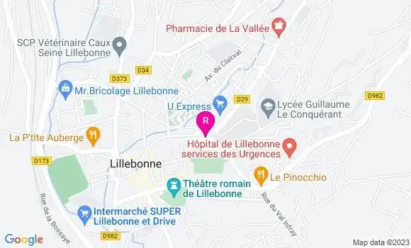 Localisation Restaurant Bar Le Saint Claude