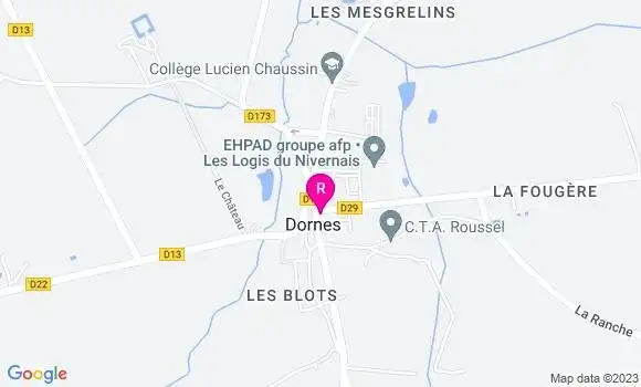 Localisation Auberge du Village