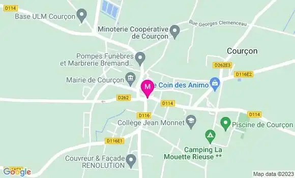 Localisation Restaurant  Les Marronniers
