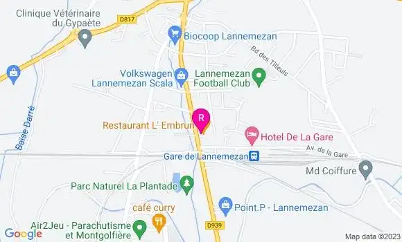 Localisation Restaurant  L