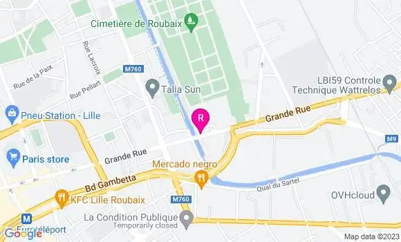 Localisation Restaurant Bar L