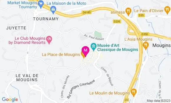 Localisation Brasserie La Méditerranée