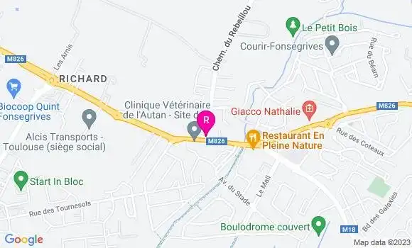 Localisation Restaurant  Le Lagon