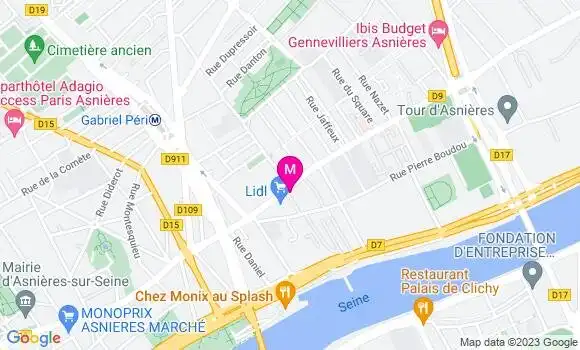 Localisation Restaurant  Queen