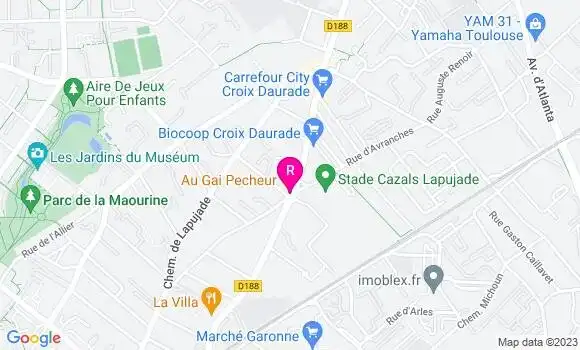 Localisation Restaurant  Au Gai Pecheur