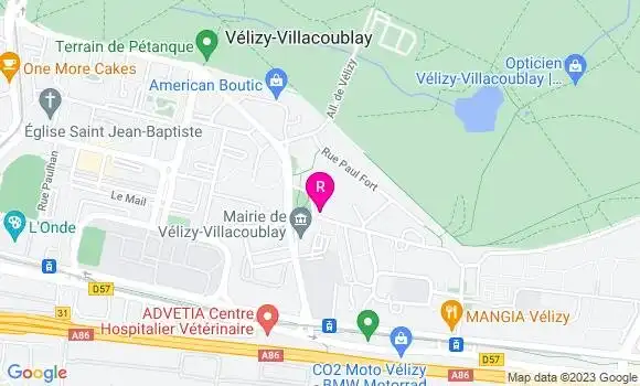 Localisation Restaurant  Café de la Mairie