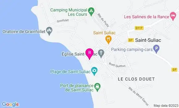 Localisation Bistrot Bistro de la Grève