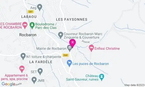Localisation Restaurant Bar La Terrasse