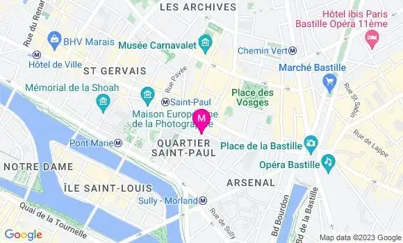 Localisation Restaurant  La Cerise sur la Pizza