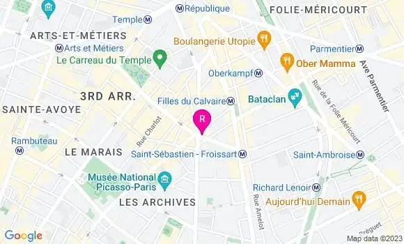 Localisation Pizzeria La Cerise sur la Pizza