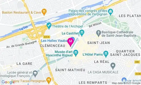 Localisation Restaurant  Le Vauban