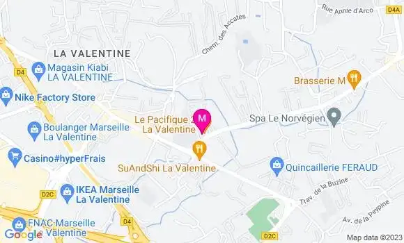 Localisation Restaurant  Le Pacifique 2