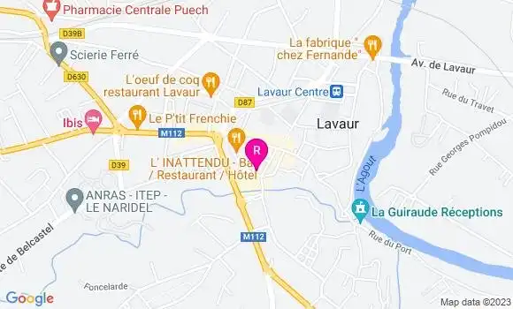 Localisation Crêperie La Creperie