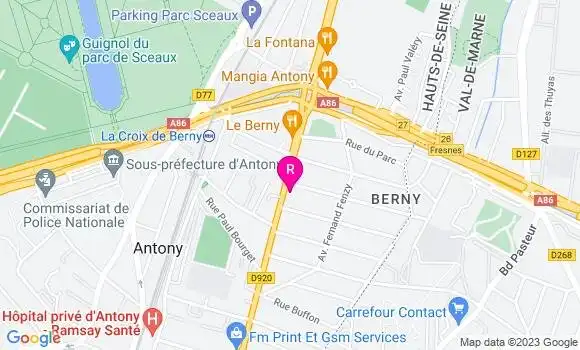 Localisation Sushi Antony