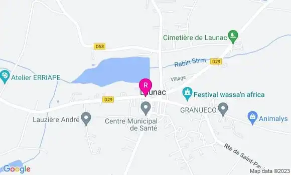 Localisation Restaurant  La Table de Launac
