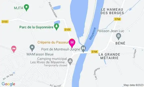 Localisation Restaurant  Mistral Café