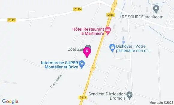 Localisation Kebab des Petits Champs