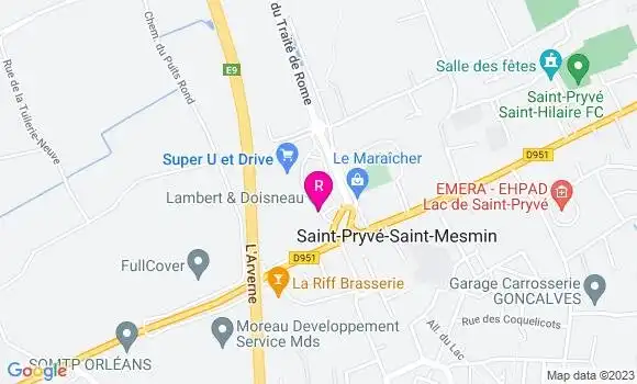 Localisation Restaurant  La P