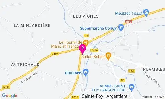 Localisation Pizzeria Le 14